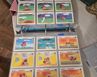 Book with 585 Various Looney Toons Cards, excellent condition!