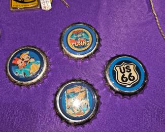 Vintage Bottle top Magnets