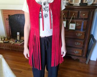 Vintage Suede Vest