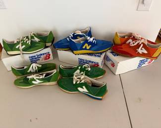 Rare 1970's New Balance Men's Shoes, Two Pairs of Dead Stock, others have been gently worn, size 10 Mens