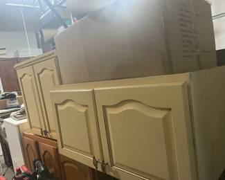 Garage with lots of cabinets
