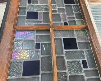 Vintage stained glass window