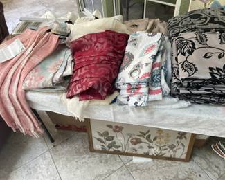 Table full of Drapes