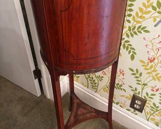 Vintage wood planter stand