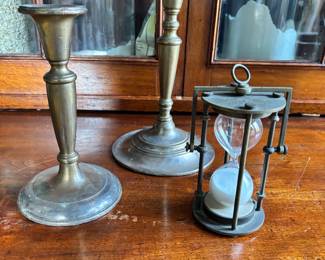 New York Hilton Vintage Candlesticks