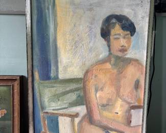 Original nude oil on canvas