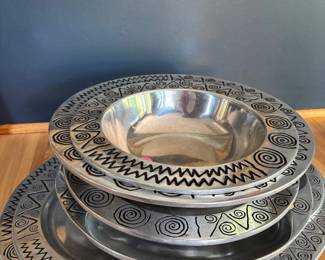 Silver plated serveware