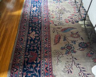 Room size vintage rug