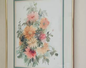 Vintage floral art