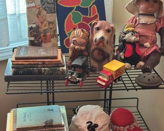 Vintage toys , books