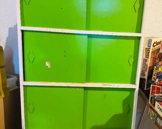 Vintage cabinet with doors that slide