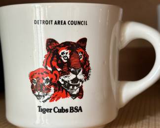 Vintage Detroit Area Council Tiger Cubs BSA Mug