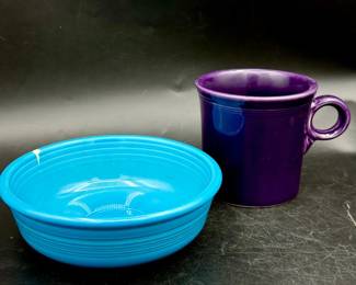 (2) Imperfect Fiesta Dishes
