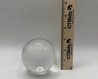 Clear Crystal Sphere