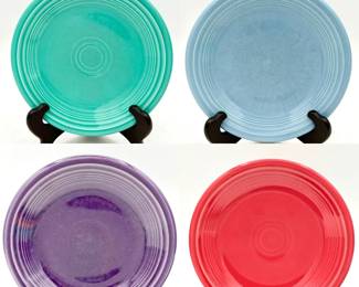 (4) Homer Laughlin Fiesta 7” Plates