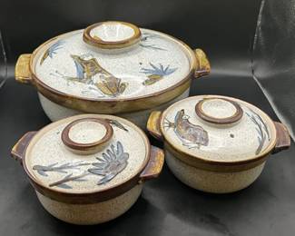 (3) “Misty Morn” Pottery by Shafford