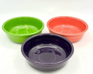 (3) Homer Laughlin Fiesta 5.5” Bowls
