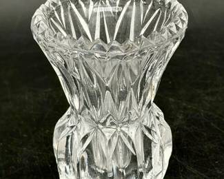 vintage Princess House lead crystal mini bud vase or toothpick holder