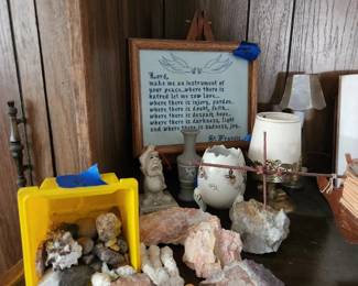 Rocks, Embroidered Prayer