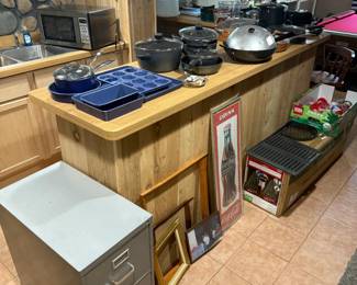 Pots, pans, and cooking utensils