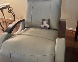 Like new leather BarcaLounger 