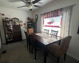Table and 7 chairs