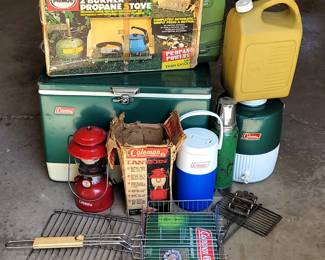 Coleman lantern & camping needs (all sold separately)