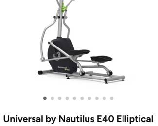 Universal E – 40 by Nautilis elliptical- NEW IN BOX 