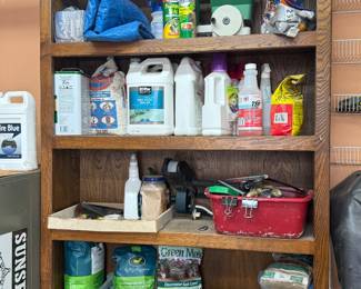 Assorted Gardening supplies, lawn and garden, fertilizer , etc 