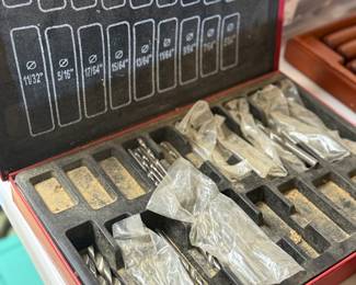 HSS Twist drill bits kit with case 