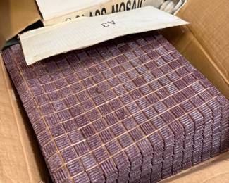 glass mosaic tiles - box 
