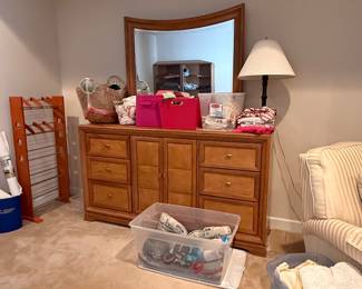 Dresser and Kitchen Towels, Cloth Napkins