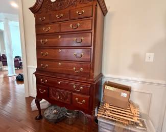 Thomasville highboy chest
