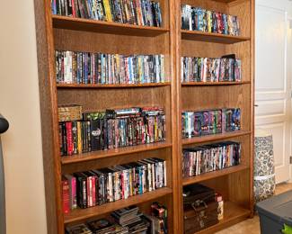 DVDs, Blue-RAY DVDs, VHS, CD,s