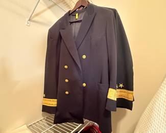 Vintage US Navy officer Service Dress Blue Coats
