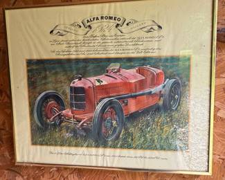 E. Kühn Alfa Romeo P2 Art Print