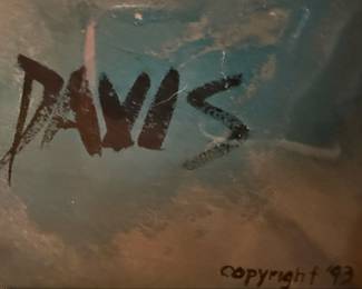Davis Style Abstract Painting