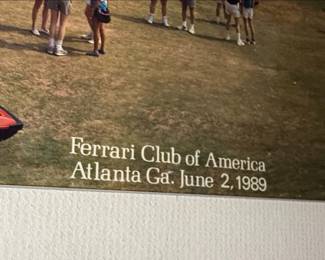 Ferrari Club of America Panoramic Event Print by Douglas Chadwick