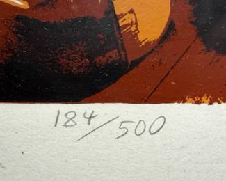 Johnny Johnson "Swan's Mill" Serigraph