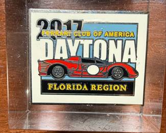 2017 Ferrari Club of America Daytona Meet Desk Clock