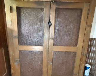 Punched Tin Style Pie Safe
