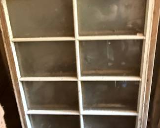 Vintage 8-Lite Wood Window Sash Style