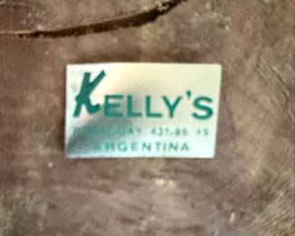 Kelly's Argentina Gaucho Style Wood Carving