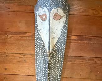Fang Style Beaded Mask
