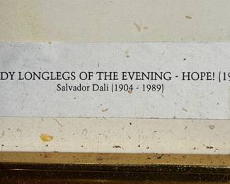 Salvador Dalí Style "Daddy Longlegs of the Evening - Hope!" Print