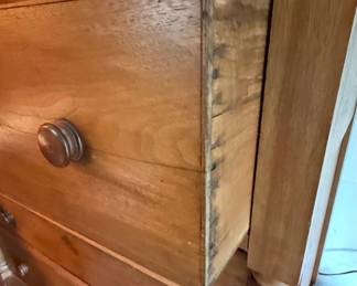 Empire Style Cherry and Pine Chest of Drawers