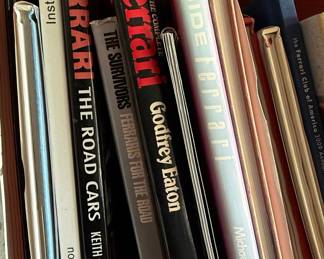 Ferrari and MG Automotive History Book Collection