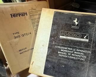 Ferrari 365 GTC/4 and 400i Workshop Manuals Set