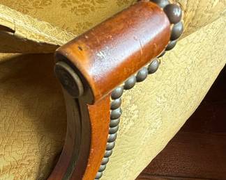 Vintage Channel Back Style Accent Chair