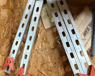 Assorted Vintage Hand Tools and The Hirsh Company Frame Clamp